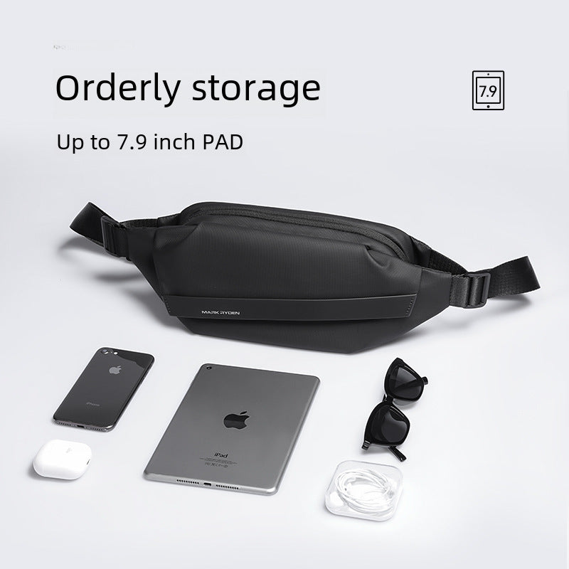 mark ryden cross-border new arrival fashion chest Bag Men's trendy crossbody bag multi-functional sports and leisure shoulder bag