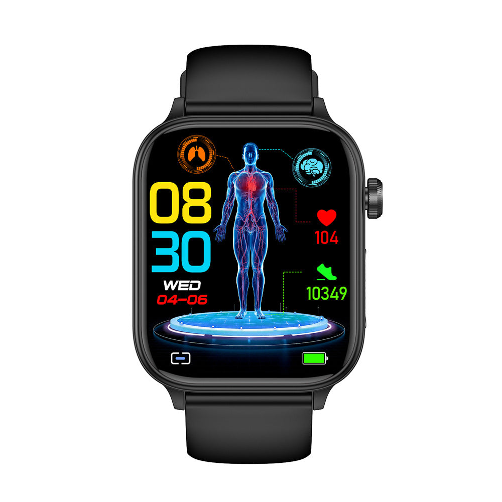 ET570 Smart Health Watch – Blood Glucose, ECG, Heart Rate & Bluetooth Calling