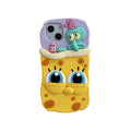 iPhone phone case Apple 1112p14promax silicone protective cover sponge baby octopus