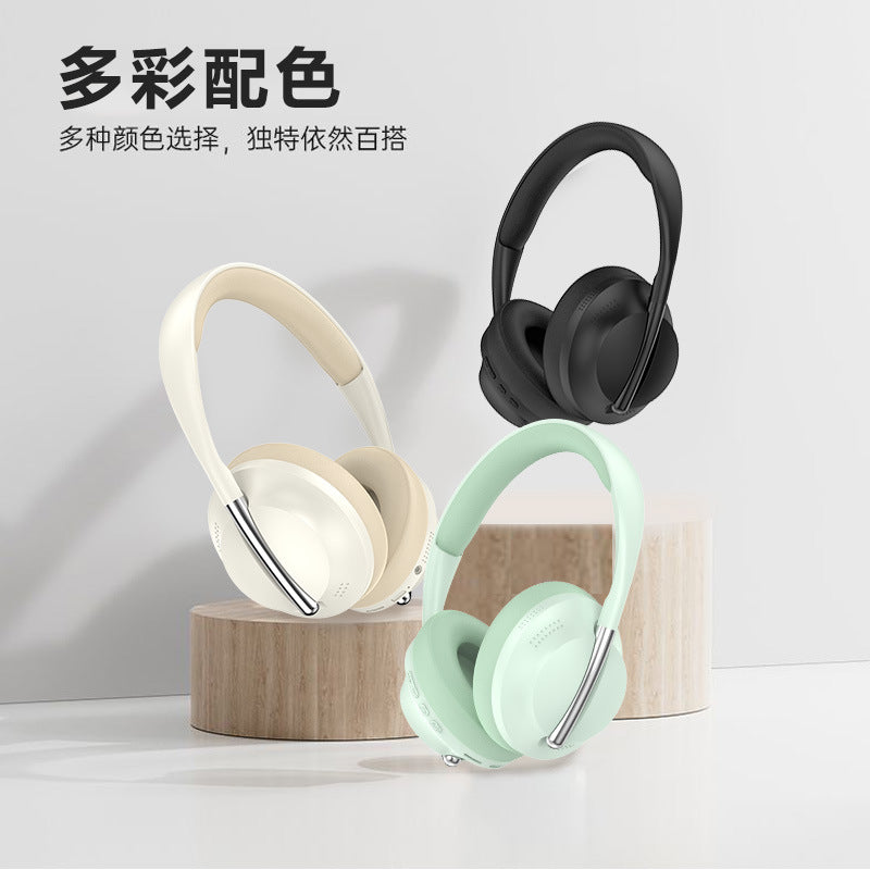 Cross-border real wireless headset Bluetooth headset stereo all-inclusive earmuffs Music FM factory in stock private model headset