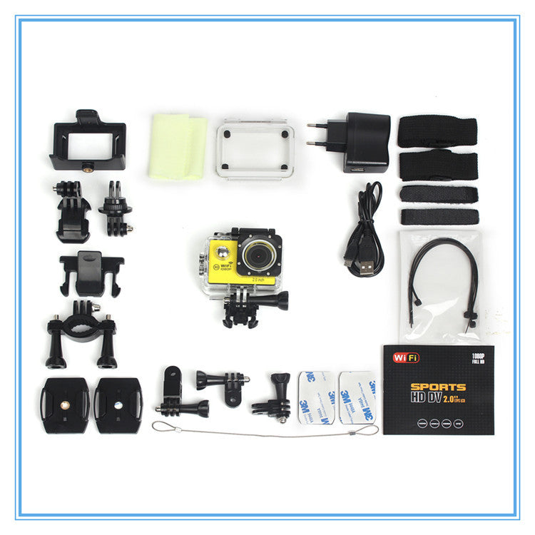 Factory Direct supply outdoor sports camera 4K HD waterproof anti-shake riding head-mounted sports camera in stock