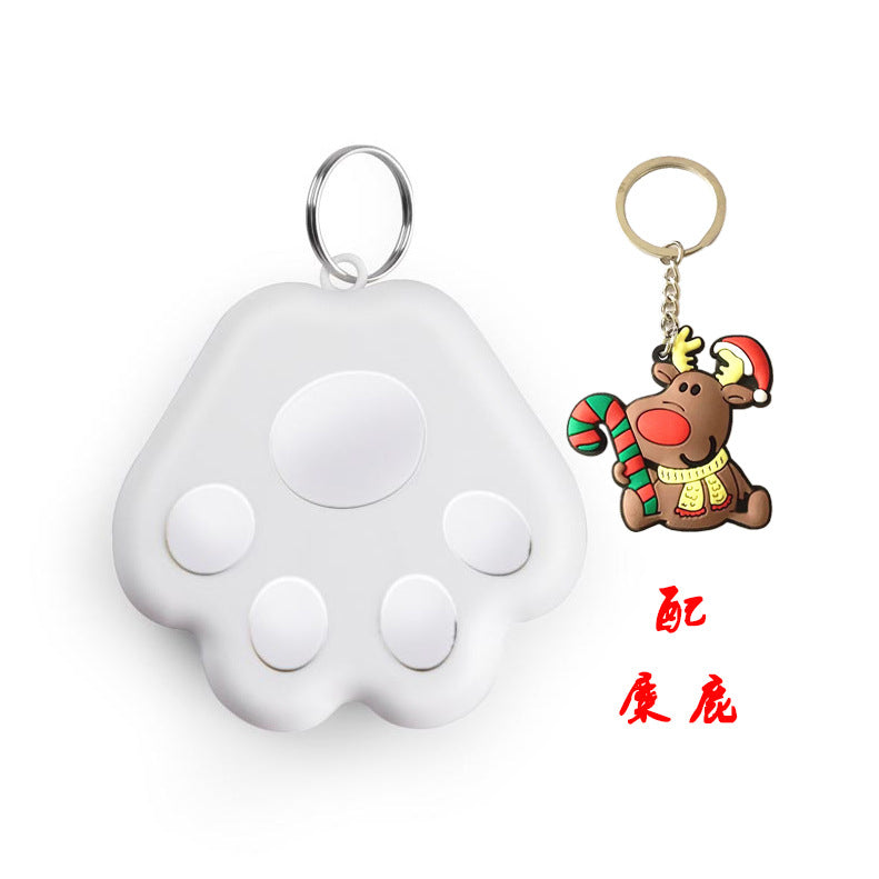 Smart dog's paw portable Bluetooth 5.0 pet mobile phone key wallet searching alarm anti-lost tracker locator