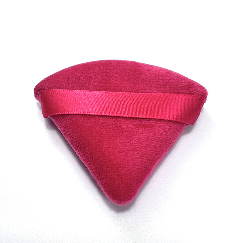 makeup sponge velour powder puff dry powder face powder cross-border air cushion triangle makeup puff