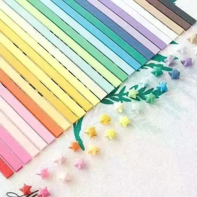 Xiaohongshu same style origami XINGX Christmas tree XINGX origami gradient color wishing star lucky pot Christmas gift