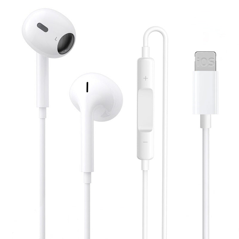 Four generations for Apple 12 wire control iPhone13/7/8/X wired Bluetooth in-ear for phone headset wholesale