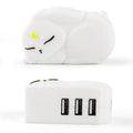 Cartoon USB HUB design animal cute Mid-Autumn Festival rabbit cat HUB converter U disk computer phablet