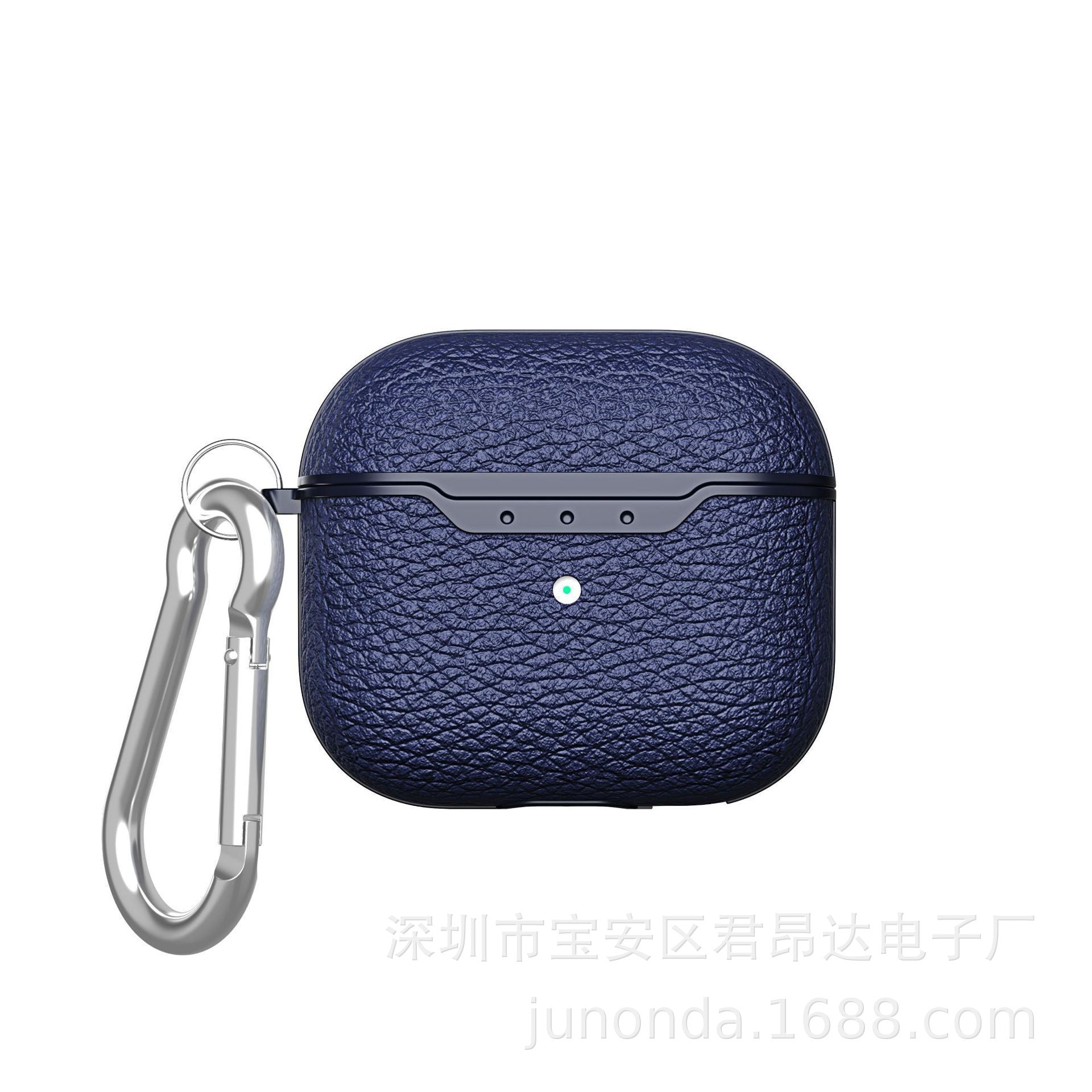 Applicable to AirPods 4 earphone sleeves 4 Generation Wireless Bluetooth litchi pattern headset protective cover simple phone case 3 generation