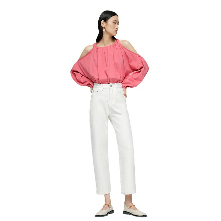 HEY+JEANS Women's Stretch Capri Straight Jeans