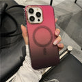 iPhone15Pro rhinestone gradient magnetic suction 13 for Apple 12 phone case 14Promax protective case 11 fairy