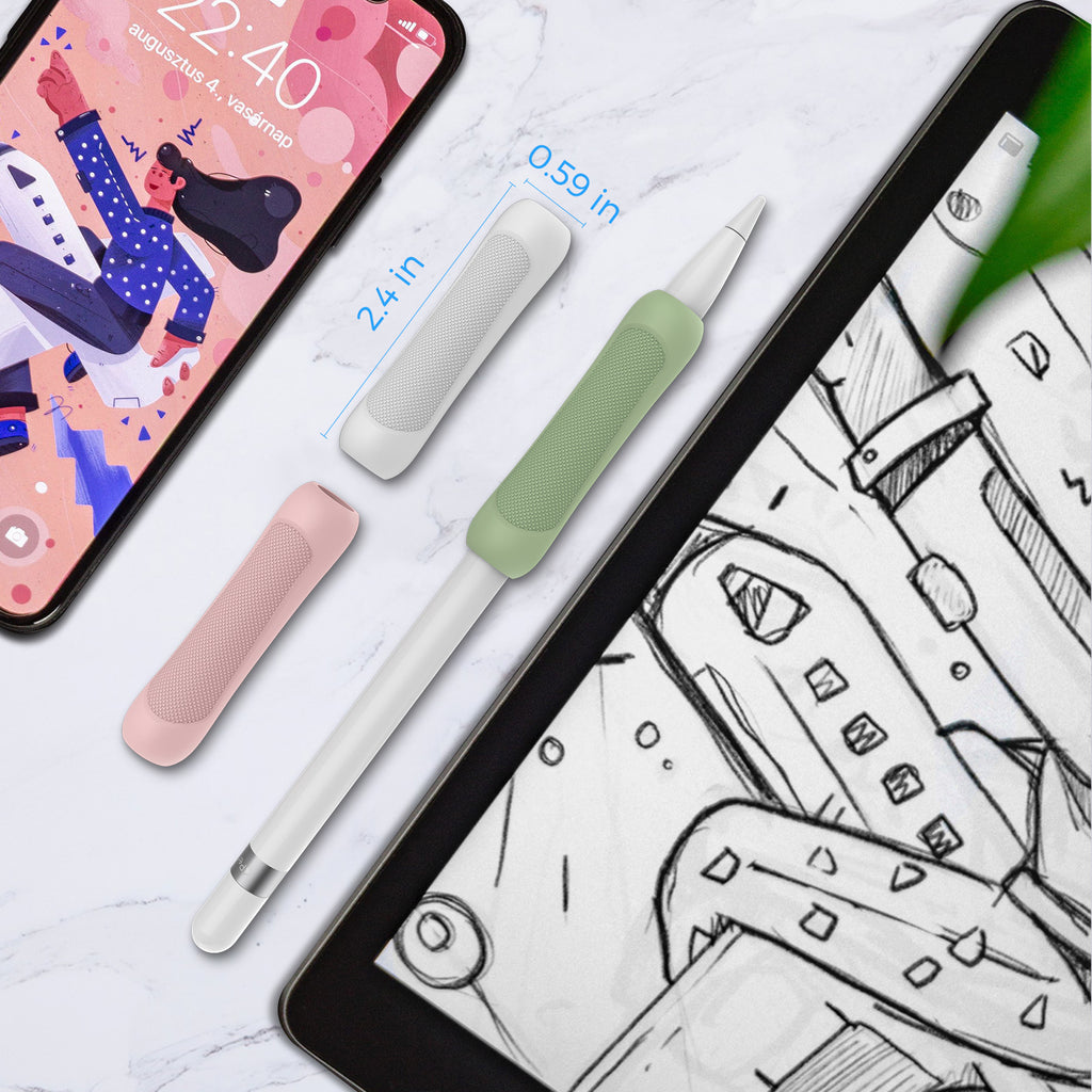 Suitable for Apple stylus silicone pen case pen holder Apple Pencil 1/2 generation silicone pen grip protective cover