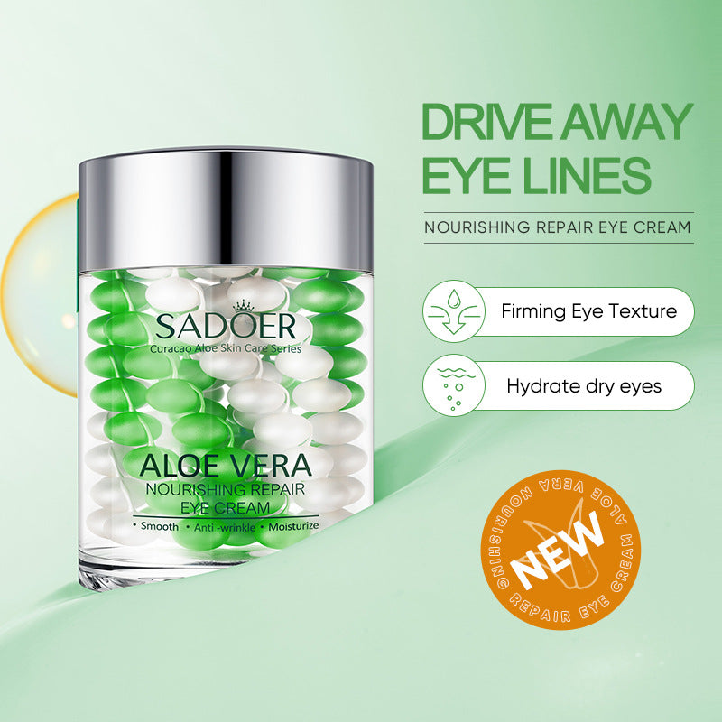 English SADOER caviar essence firming three-color eye cream elastic moisturizing wrinkle eye bags cross-border foreign trade Wholesale