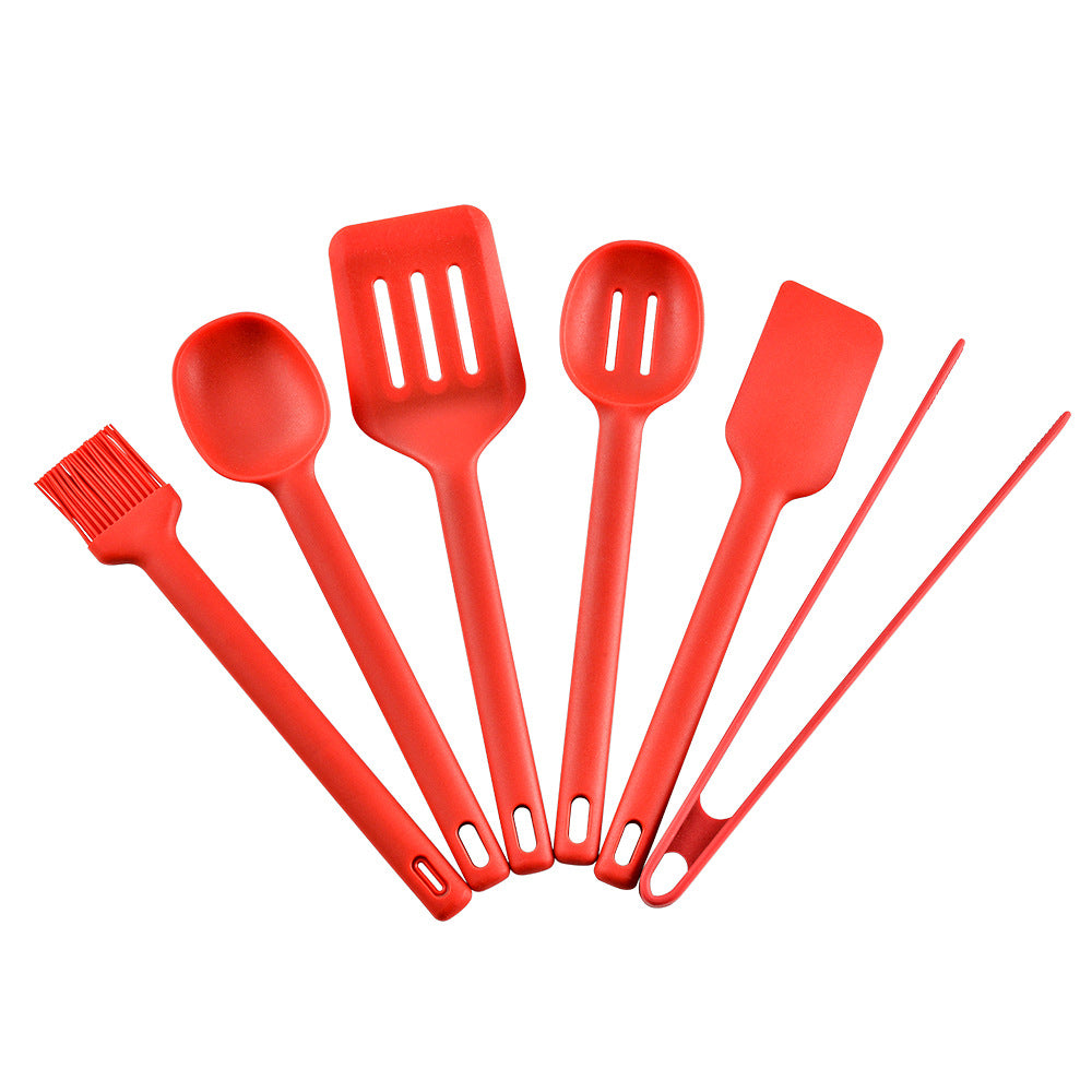 All-inclusive silicone kitchenware kitchen tools six-piece set kitchenware cooking kit 6-piece set