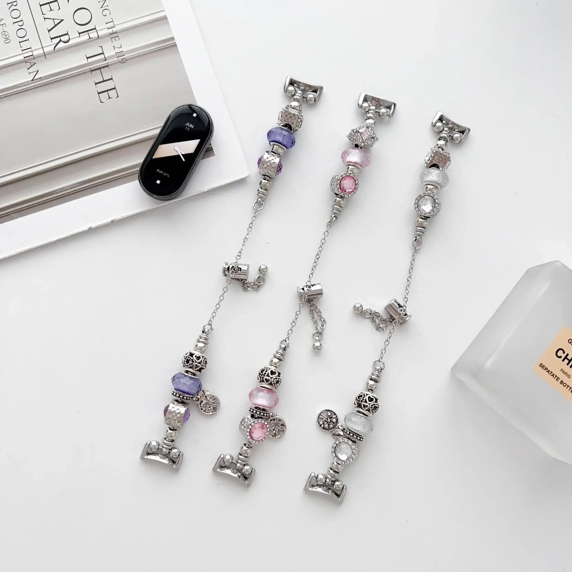 Suitable for Xiaomi 8 generation Pandora ornament chain wrist strap men's and Women's Business Leisure Sports replacement strap in stock