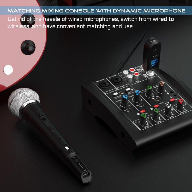 Moving coil wired conversion wireless microphone system Transmit Receive unit musical instrument handheld electrical blowpipe guitar amplifier grenade
