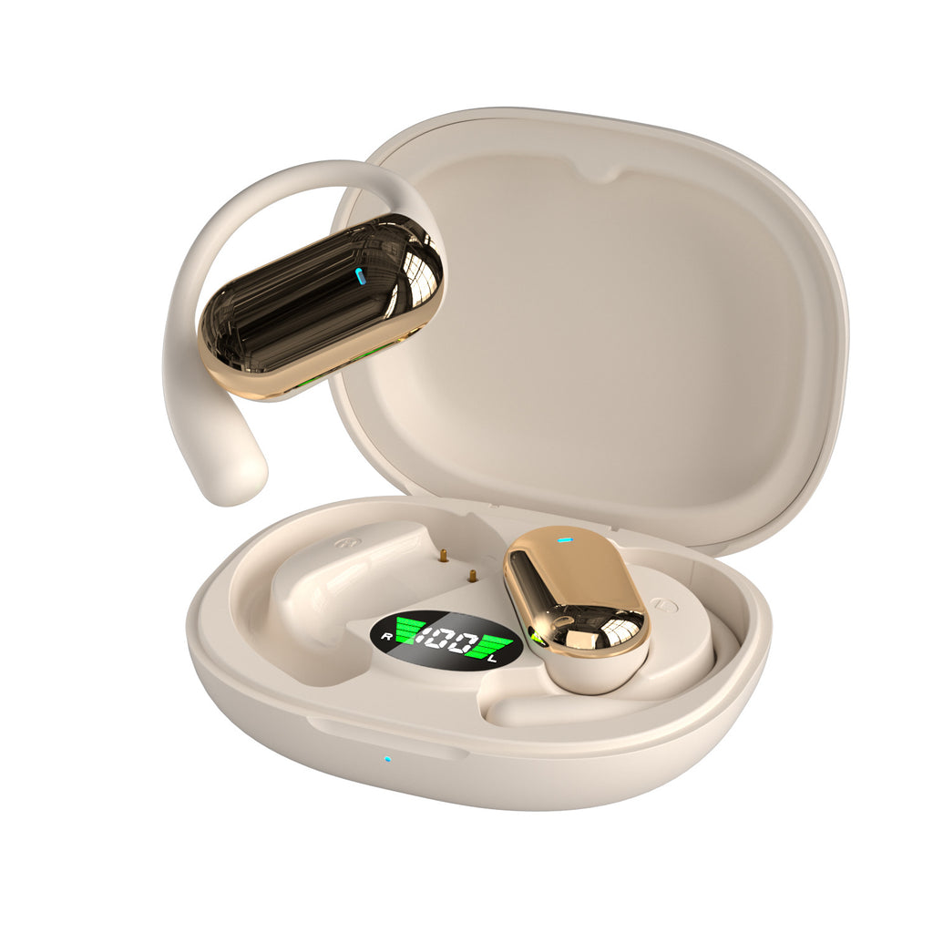 Cross-border wireless headset open Non in-ear ultra-long life battery noise-reduction Bluetooth headset universal ear-mounted Sports Headset