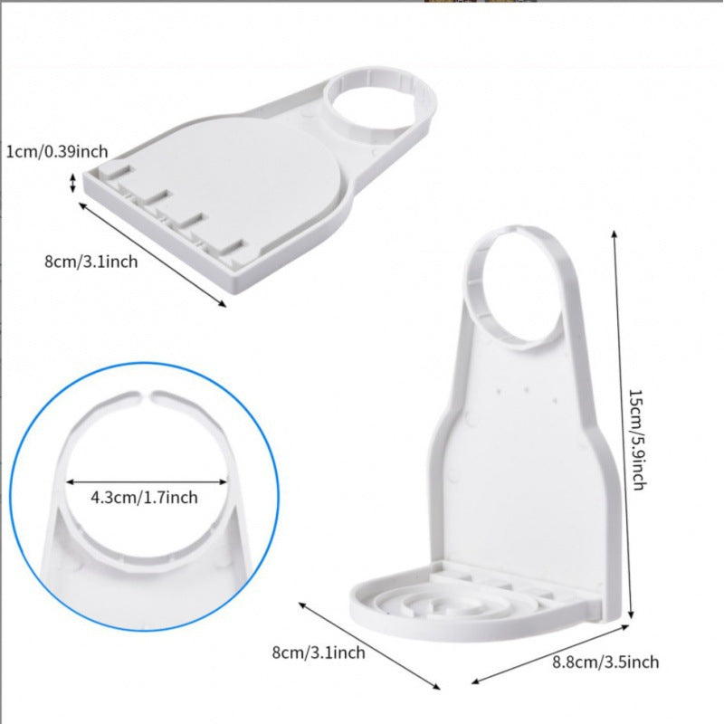 Cross-border in stock Laundry Detergent Holder Laundry Detergent cup Holder prevent dripping foldable bracket