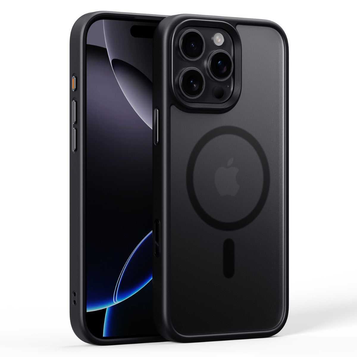 iPhone16promax phone case frosted magnetic belt shooting button shell for Apple 16 mobile phone protective cover