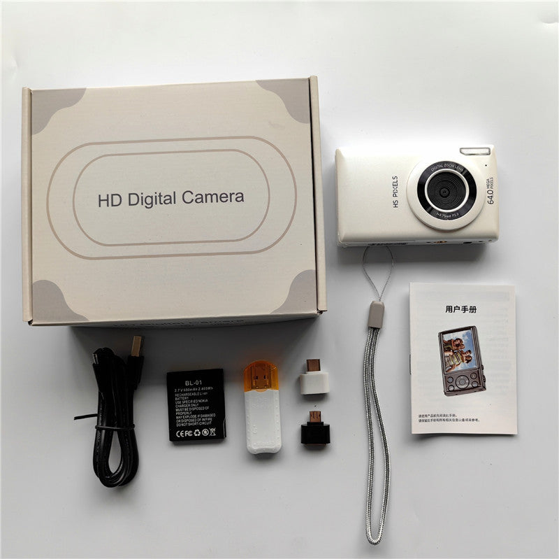 Cross-border new 64 million student music digital camera portable travel entry-level mirrorless camera vlog camera wholesale