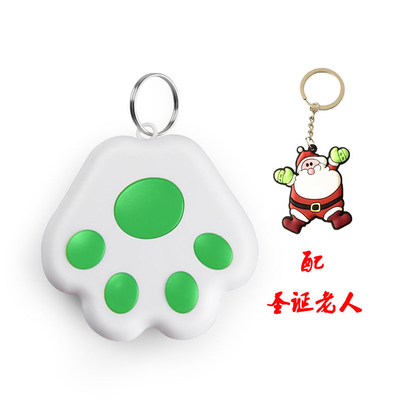 Smart dog's paw portable Bluetooth 5.0 pet mobile phone key wallet searching alarm anti-lost tracker locator