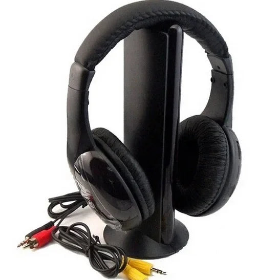 Headset with microphone MH2001 computer-TV high fidelity bass five-in-one wireless computer headset with microphone