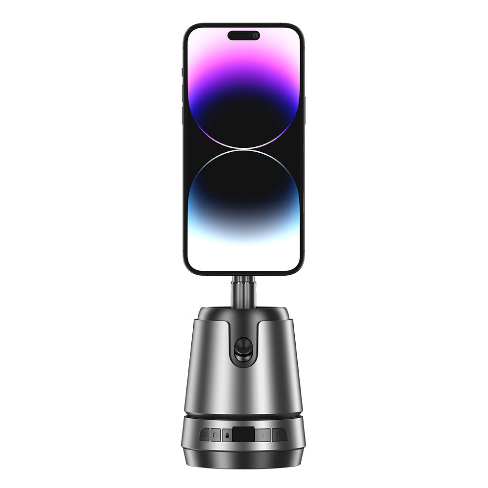New 360 ° rotating intelligent AI face recognition tracking desktop shooting PTZ live shooting video photo
