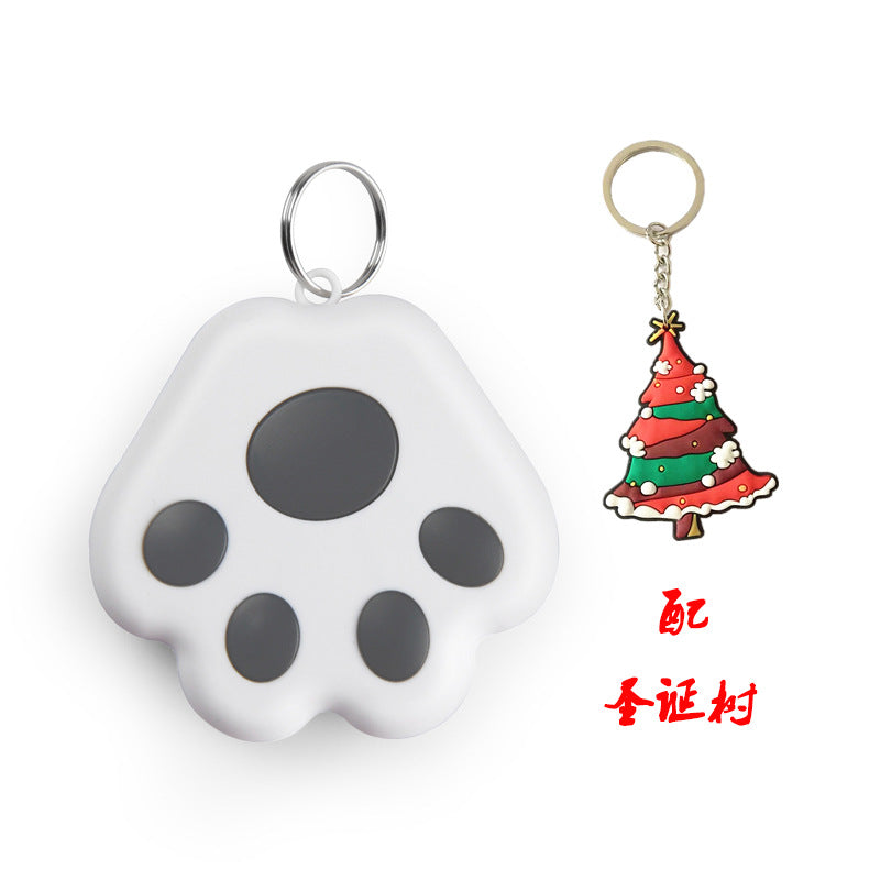 Smart dog's paw portable Bluetooth 5.0 pet mobile phone key wallet searching alarm anti-lost tracker locator