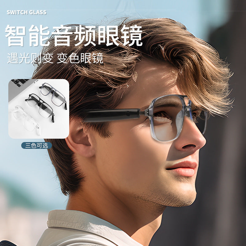 GS10 Smart Bluetooth Glasses – Double Beam, Colour-Changing Lenses & UV Protection