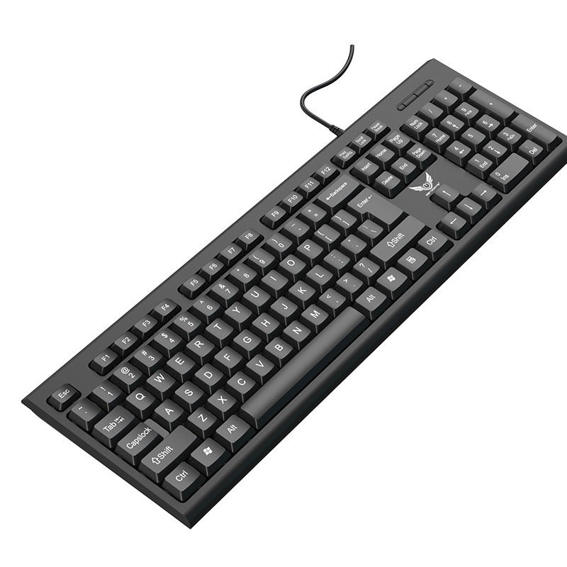 Factory Direct supply wired keyboard suitable for business office home lightweight USB desktop computer accessories keyboard cross-border