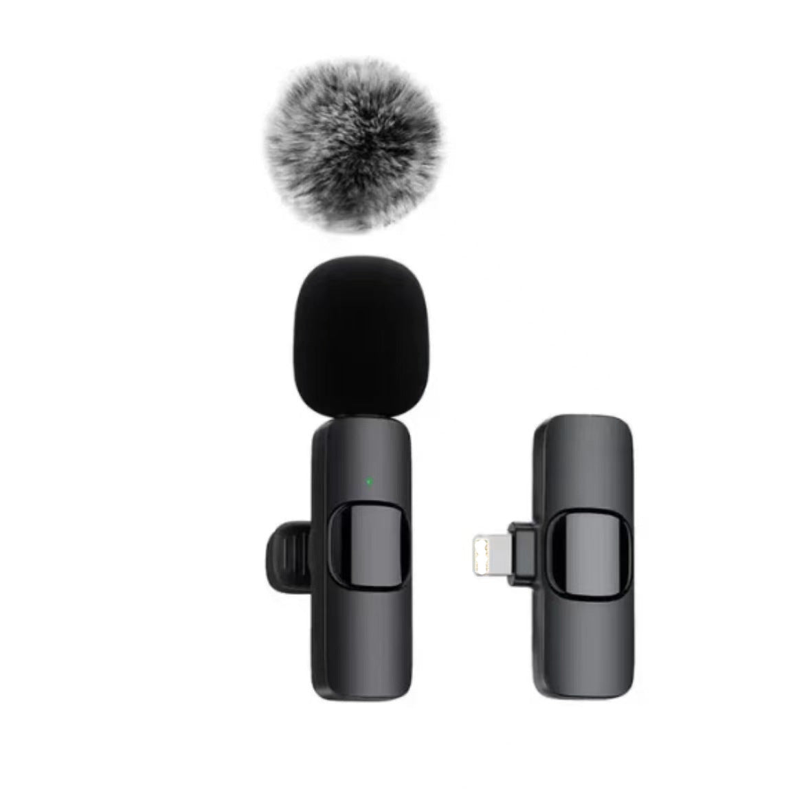 K1K9pro wireless lavalier microphone outdoor mobile live streaming microphone mini noise reduction collar clip microphone