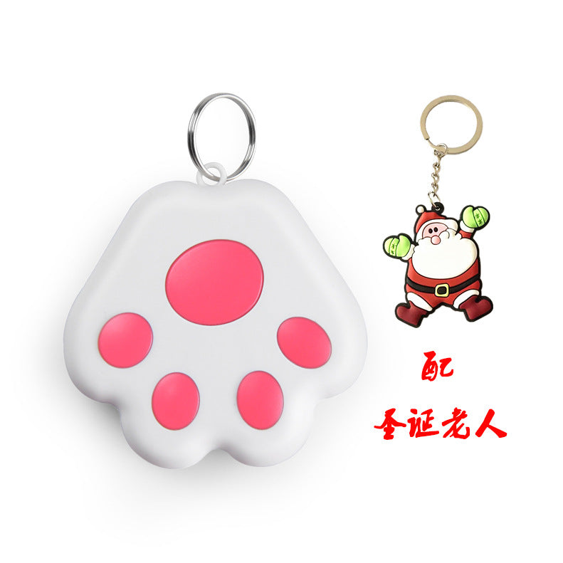 Smart dog's paw portable Bluetooth 5.0 pet mobile phone key wallet searching alarm anti-lost tracker locator