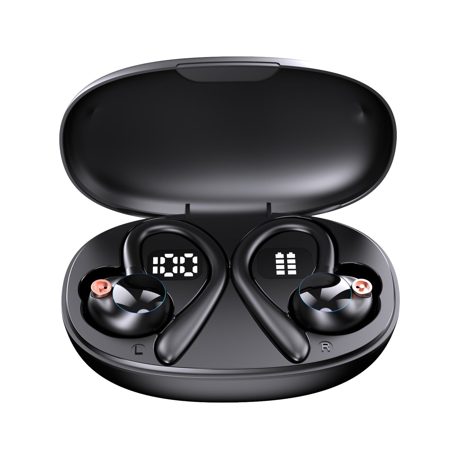 Amazon exclusive for cross-border ear-mounted wireless Bluetooth headset private model noise reduction ultra-long life battery running sports headset