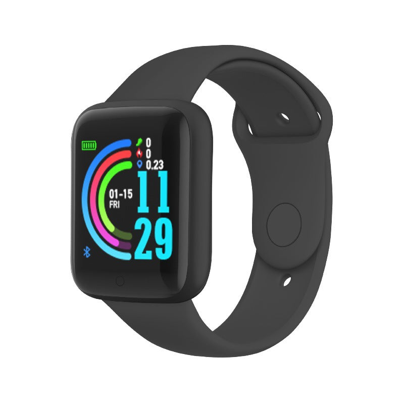 Cross-border hot sale smart bracelet Sports heart rate monitoring information push weather synchronization D20 smart watch