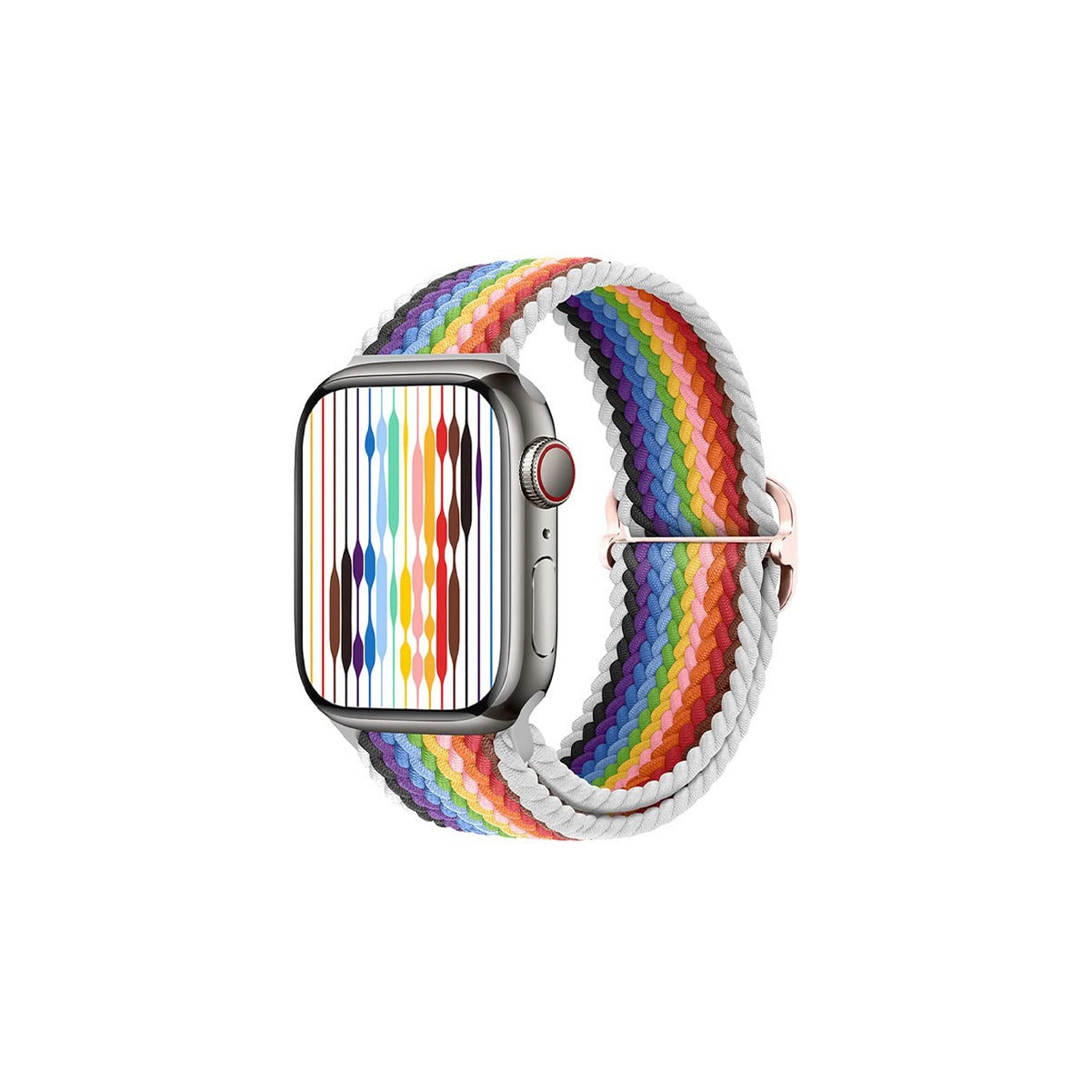 Apple woven strap for applewatch10 smart watch nylon adjustable Japanese buckle elastic strap