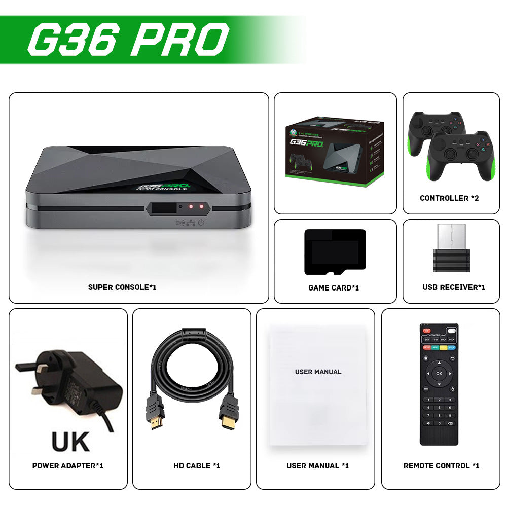Super Console G36 Pro retro lavagame 4K HD classic video Game machine Game Bo