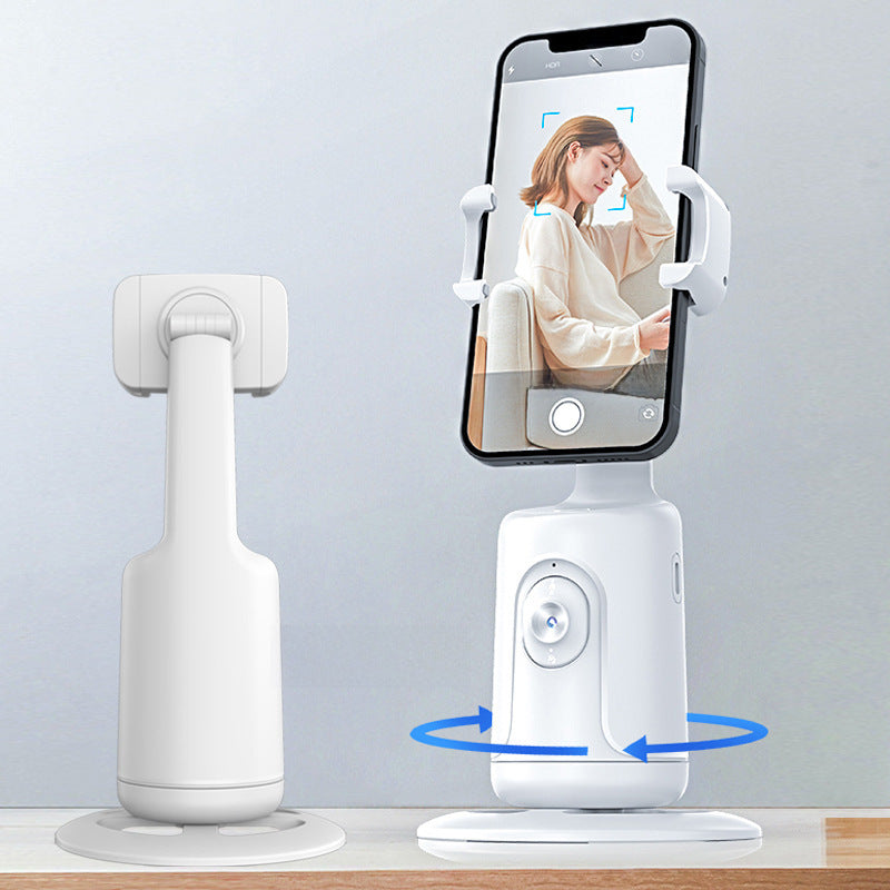 Follow-up PTZ P01 intelligent AI face recognition 360 ° mobile phone stand stabilizer live photography automatic tracking