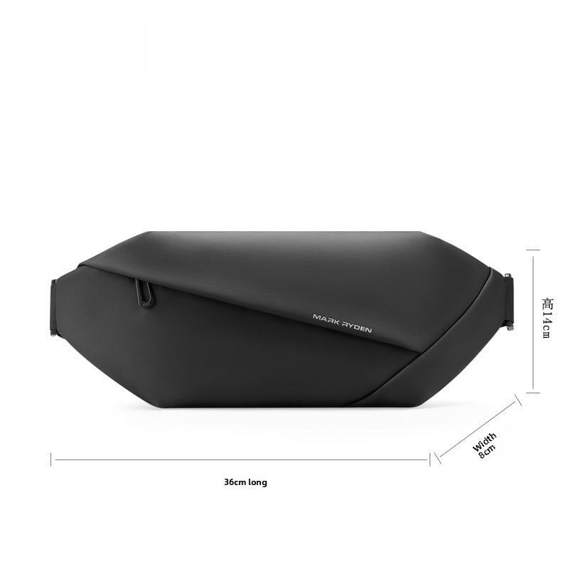 Marco Lyden new small chest bag men's leisure sports messenger bag fashion street trendy one-shoulder bag men's bag