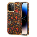 Denior foreign trade applicable iPhone15 phone case Apple 14promax drop-resistant bracket card phone case