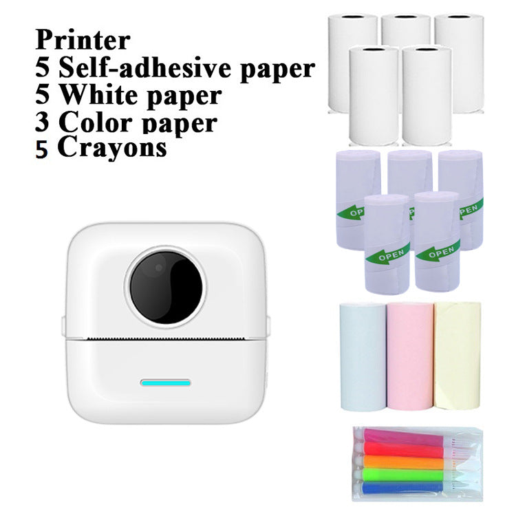 Cross-border new arrival portable mini student wrong question pocket printer label photo Bluetooth thermal printer