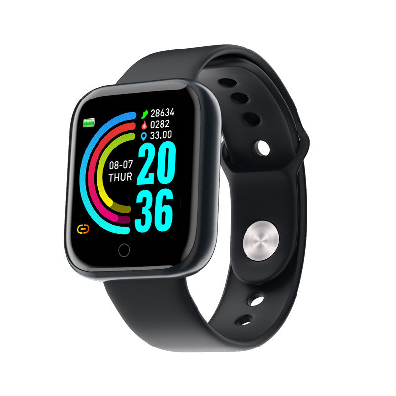 Y68 smart bracelet heart rate meter step sports adult Bluetooth electronic blood oxygen blood pressure monitoring D20 bracelet