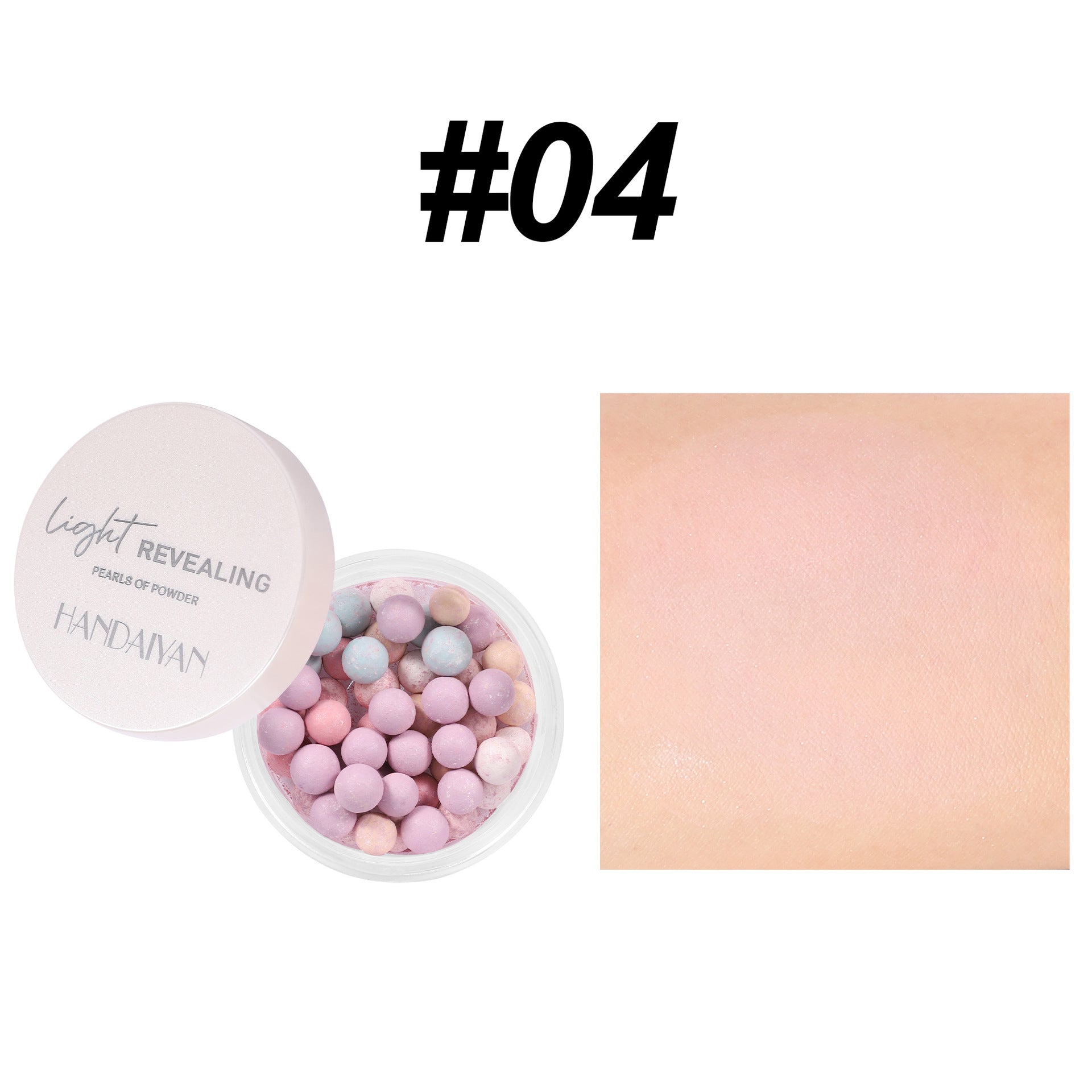 Cross-border makeup loose powder ball five-color highlight repair Pearl handaiyan oil control lasting wholesale finishing powder