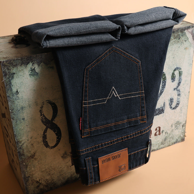 Classic hot selling product jeans men's stretch pencil pants slim jeans simple all-matching and handsome jeans men's