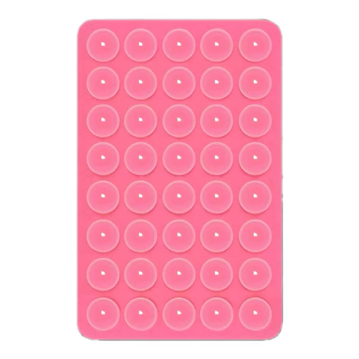 Cross-border factory wholesale mobile phone silica gel sucker 40 tablets double-sided sucker multi-functional square hot selling self-adhesive non-slip