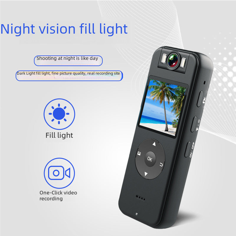 Outdoor 4K panoramic DV sports camera intelligent wireless listening infrared camera night vision HD law enforcement recorder