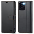 Suitable for Apple 17Promax mobile phone leather case iPhone16 bracket flip phone case