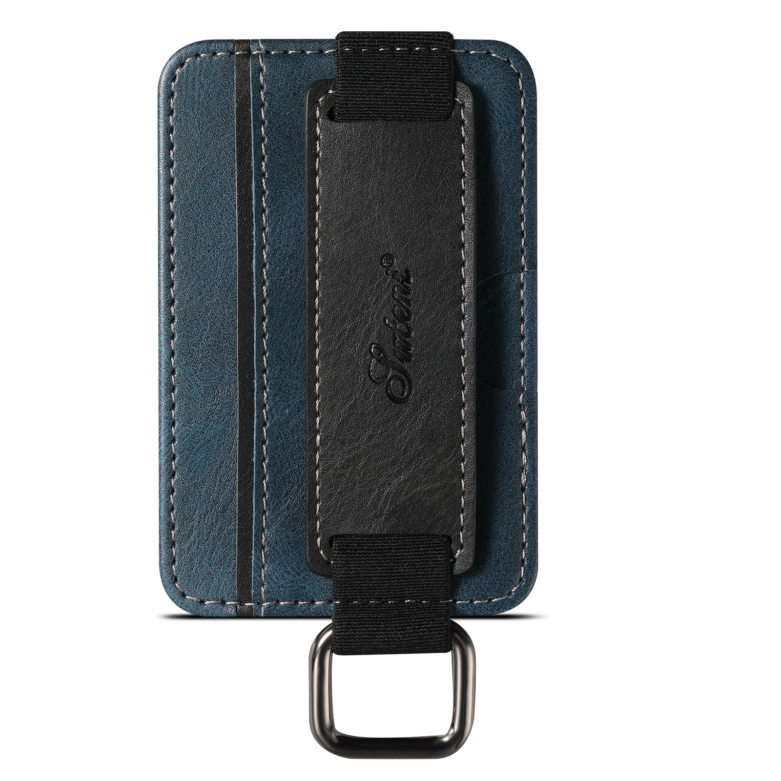 Suitable for apple leather PU Samsung bracket wrist strap Google Huawei Xiaomi 3M adhesive self-adhesive phone case card holder