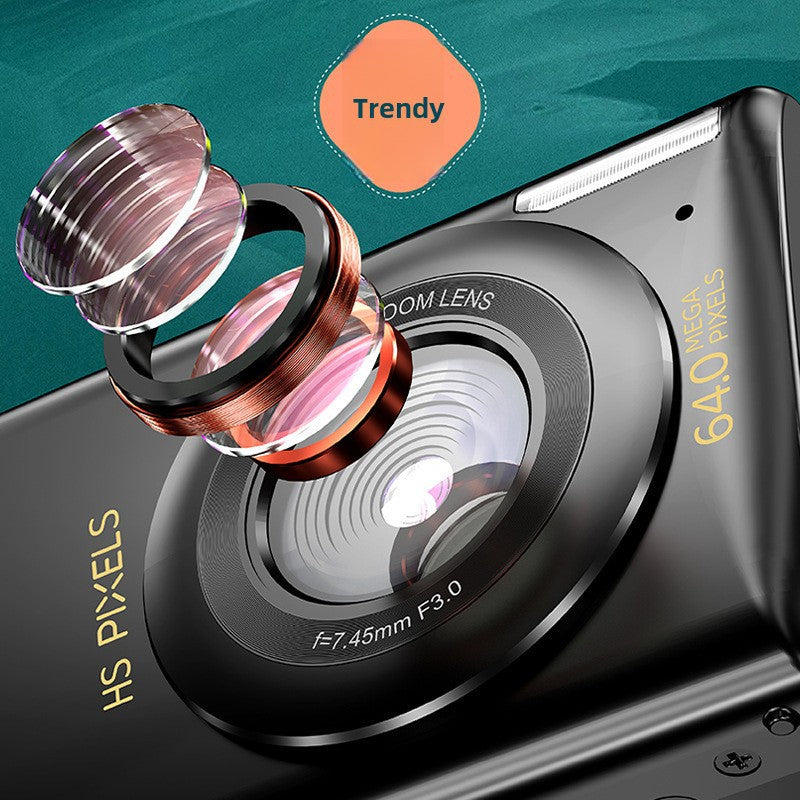Cross-border new 64 million student music digital camera portable travel entry-level mirrorless camera vlog camera wholesale