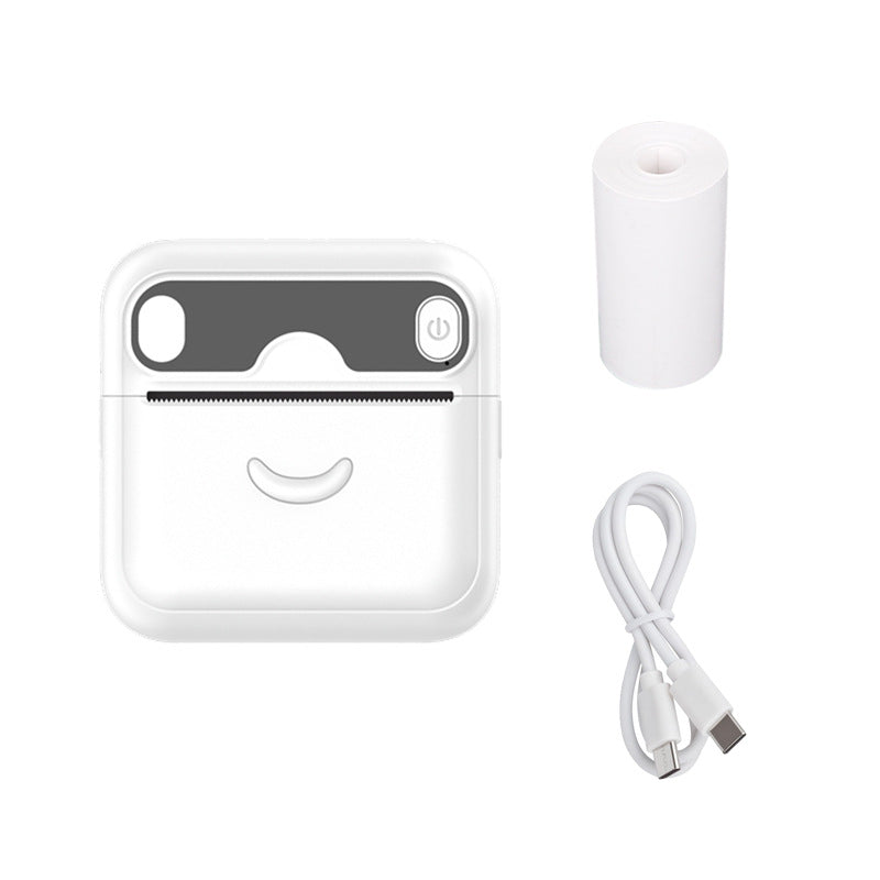 Cross-border mini wrong question thermal printer Bluetooth connection ink-free printing document note portable printer wholesale