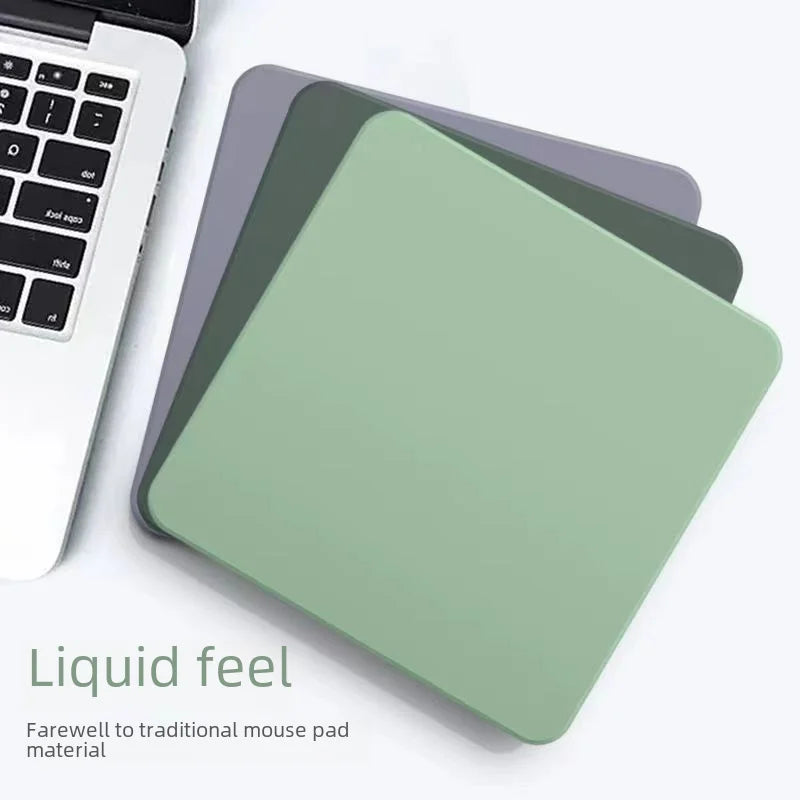 Liquid silicone mouse pad business desk odorless small soft pad laptop wrister protective mouse pad waterproof