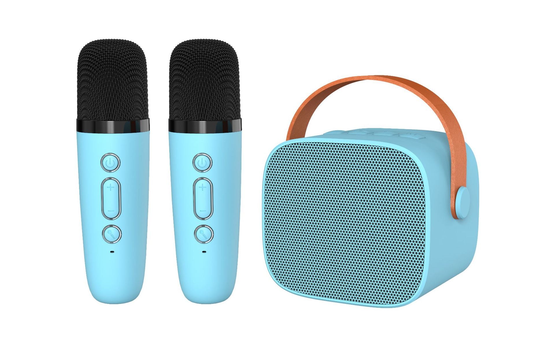 Lebo P2 microphone audio integrated microphone family ktv portable wireless Bluetooth speaker we sing Magic tool
