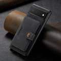 Cross-border applicable Google 7pro magnetic phone case Apple 14 leather two-in-one quick release card leather case